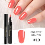 3in1 NAIL PEN POLISH (BASE COAT+COLOR+TOP COAT)