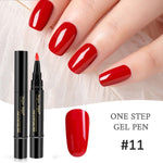 3in1 NAIL PEN POLISH (BASE COAT+COLOR+TOP COAT)