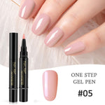 3in1 NAIL PEN POLISH (BASE COAT+COLOR+TOP COAT)