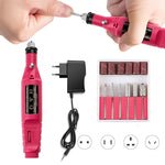 1set 20000RPM Professionale Nail Trapano Elettrico Manicure Macchina del Trivello di Pedicure Trapano Portatile Salone di Nail Drill Macchina