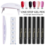 3in1 NAIL PEN POLISH (BASE COAT+COLOR+TOP COAT)